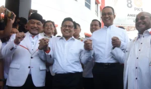 Cak Imin optimis bahwa PKB dan PKS bisa bersatu dalam Koalisi Perubahan untuk Persatuan (KPP) menjelang Pilpres 2024. ANTARA/Indrianto Eko Suwarso/hp.