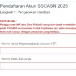 Cek Jadwal Terakhir Daftar Akun SSCASN 2023/ Tangkap Layar daftar-sscasn.bkn.go.id/akun