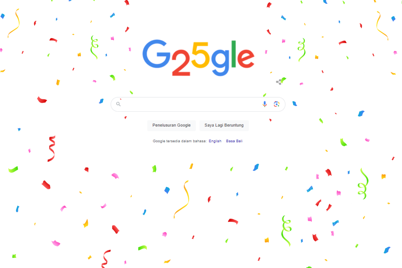 Ulang Tahun ke-25, Google Doodle Tampil Menarik!