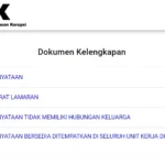 Dokumen Kelengkapan Syarat CPNS KPK 2023/ Tangkap Layar Laman Rekrutmen KPK