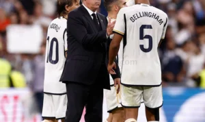 Pelatih Real Madrid, Carlo Ancelotti dan Pemain Real Madrid, Jude Bellingham