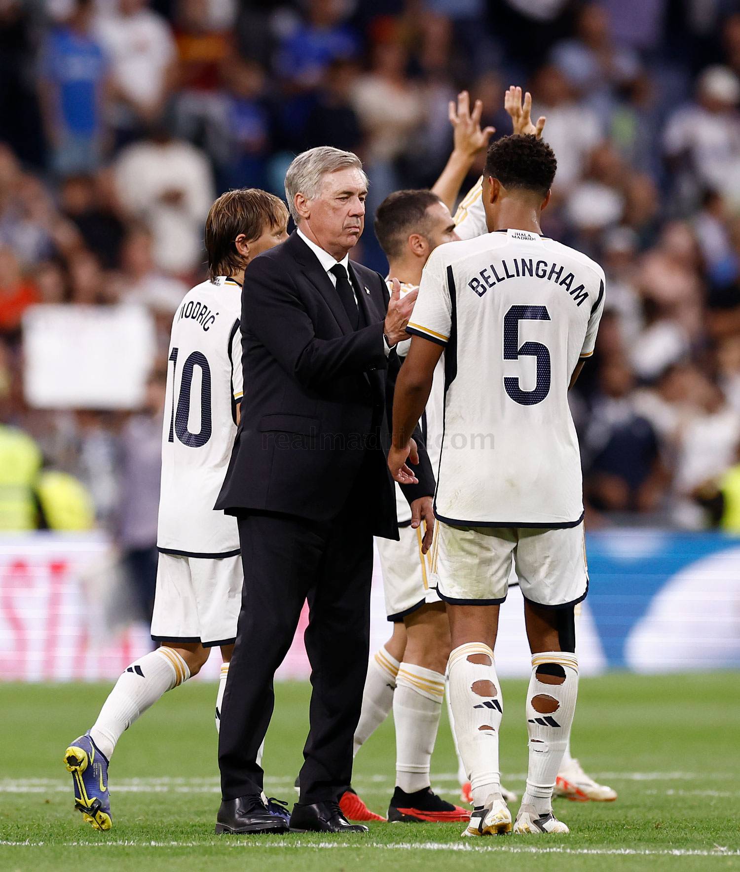 Pelatih Real Madrid, Carlo Ancelotti dan Pemain Real Madrid, Jude Bellingham
