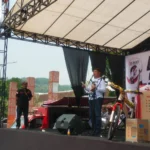 Hashim Djojohadikusumo dalam acara deklarasi Prabowo Mania 08, di Alun-alun Sumedang, Sabtu, 9 September 2023. Jabar Ekspres/Dedi Suhandi.