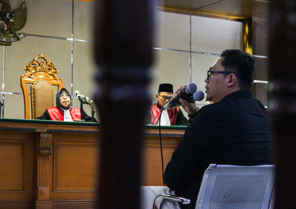Dok. Sidang lanjutan kasus suap proyek Bandung Smart City. Rabu (13/9). Foto Pandu Jabar Ekspres