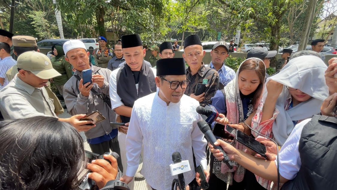 Ketua Umum PKB, Cak Imin akui lebih dulu terima perintah kyai sebelum jadi Bacawapres Anies Baswedan. Dok. Jabar Ekspres.