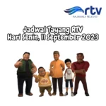 Jadwal Tayang RTV Hari Senin, 11 September 2023
