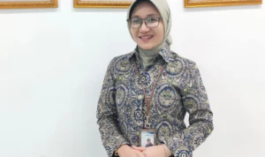 Kepala BPJS Kesehatan Depok, Elshe Theresia mengatakan penggunaan KTP untuk berobat sudah diberlakukan di Seluruh Indonesia. Jabar Ekspres/Rubiakto.