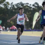 Yogi dari SMAN 1 Surade, Sukabumi sabet juara 100 meter putra pada Energen Champion SAC Indonesia 2022 West Java Qualifiers. Dok. Istimewa.
