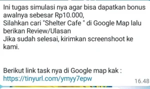 Modus penipuan dengan memberikan review atau rating Google saat ini sedang marak terjadi dikalangan masyarakat melalui media sosial
