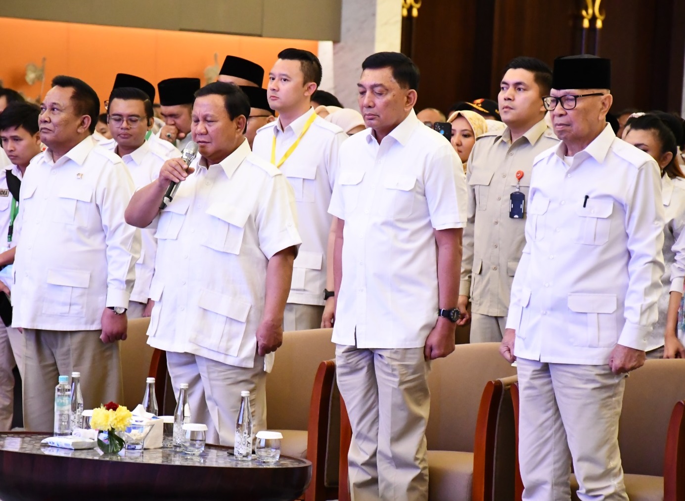 Partai Gerindra melakukan konsolidasi bersama 1,056 kader se Jawa Barat yang akan maju sebagai Calon anggota Legislatif di Pemilu 2024 nanti