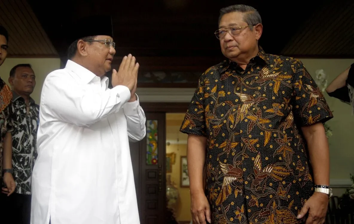 Pendiri LSI, Denny JA meeniai SBY memiliki rekam jejak politik yang jika all out dapt memberikan efek elektoral pada Prabowo Subianto. ANTARA/Yulius Satria Wijaya.