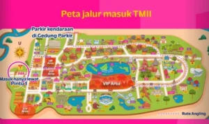 Peta Jalur Masuk TMII, TMII Gratiskan Tiket Masuk Dalam Rangka Peresmian Wajah Baru/ Tangkap Layar Instagram Story @tmiiofficial