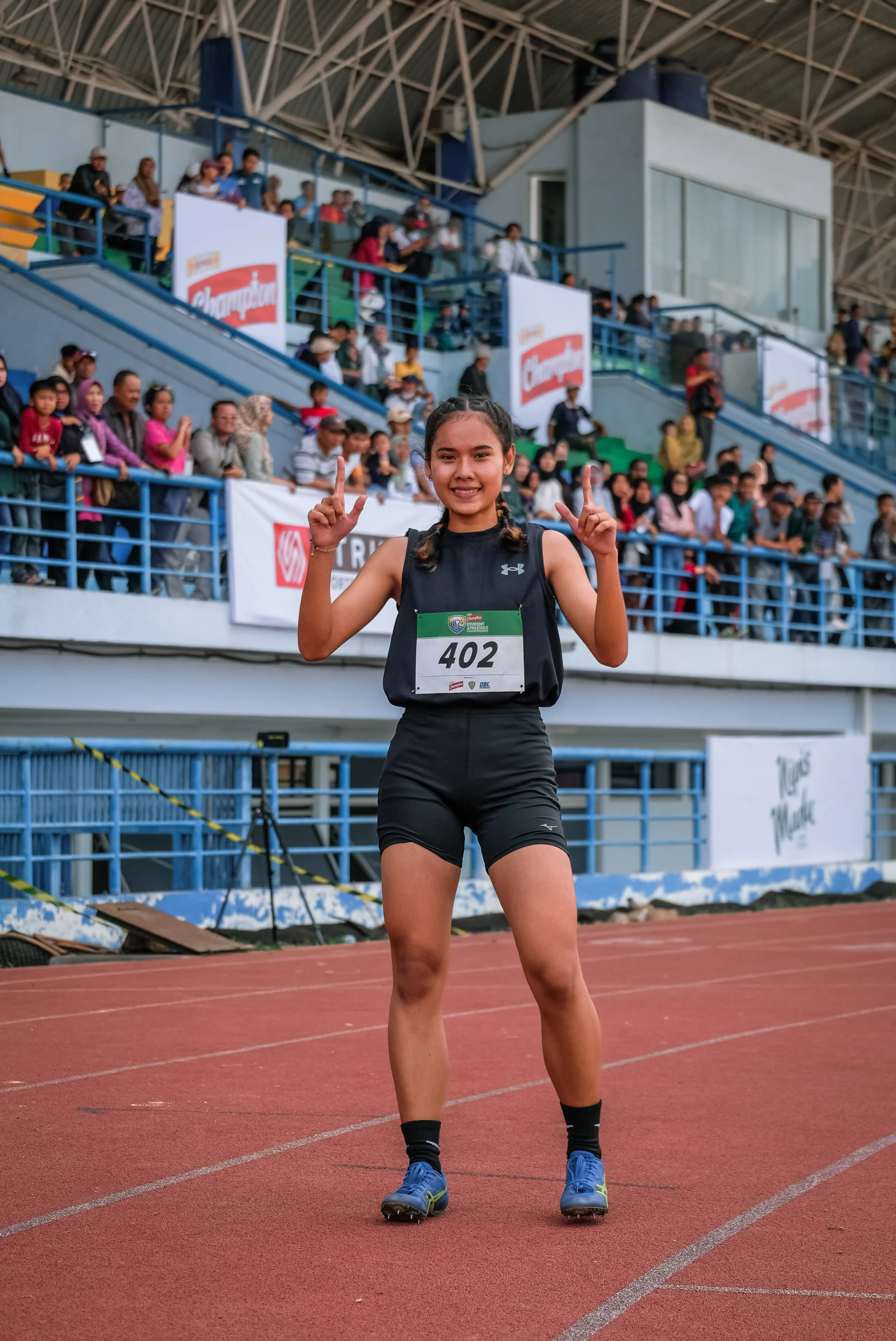 Vira dari SMAN 7 Cirebon Pecahkan Rekor Lari 1.000 Meter Energen Champion SAC Indonesia