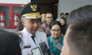 Pj Gubernur Jawa Barat, Bey Machmudin gerak cepat dengan gelar Rapim hari ini untuk tentukan prioritas pembangunan. Dok. jabarprov.go.id