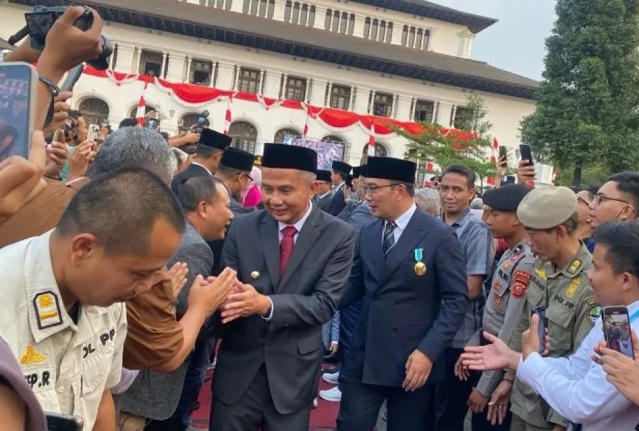 Pj Gubernur Jawa Barfat, Bey Machmudin akan menggelar Rapim bersama jajaran Pemprov Jawa Barat hari ini Rabu, 6 September 2023. ANTARA/Rubby Jovan.