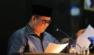 Politikus Fraksi Partai Demokrat Sugianto Nanggolah terpilih sebagai ketua pansus untuk membahas empat raperda terkait BUMD. (Dok. Istimewa)