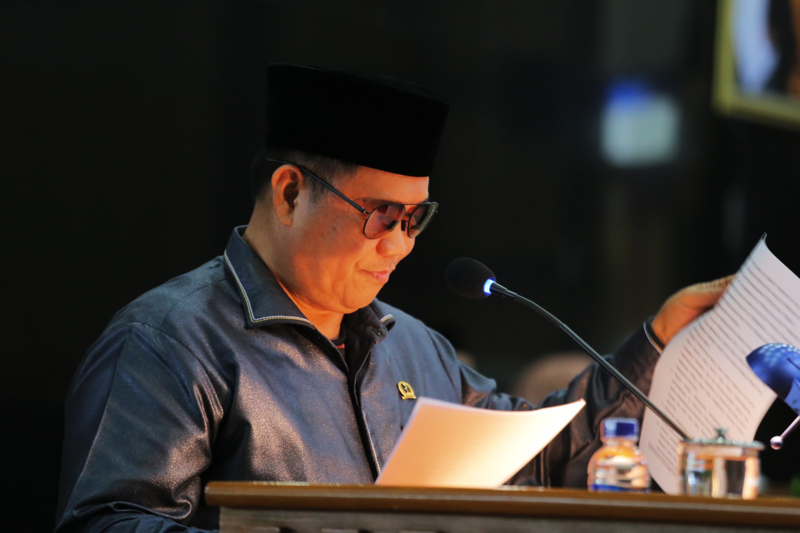Politikus Fraksi Partai Demokrat Sugianto Nanggolah terpilih sebagai ketua pansus untuk membahas empat raperda terkait BUMD. (Dok. Istimewa)