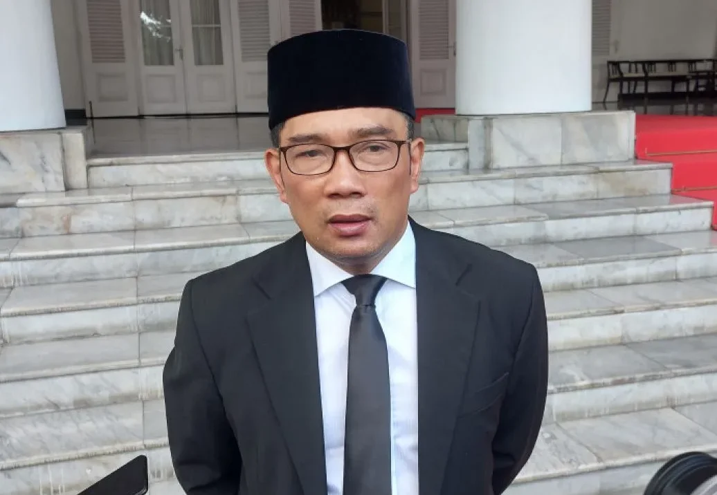 Ridwan Kamil hadiri pelantikan Pj Gubernur Jawa Barat, Bey Machmudin di Kemendagri pada Selasa, 5 September 2023. ANTARA/Ajat Sudrajat.