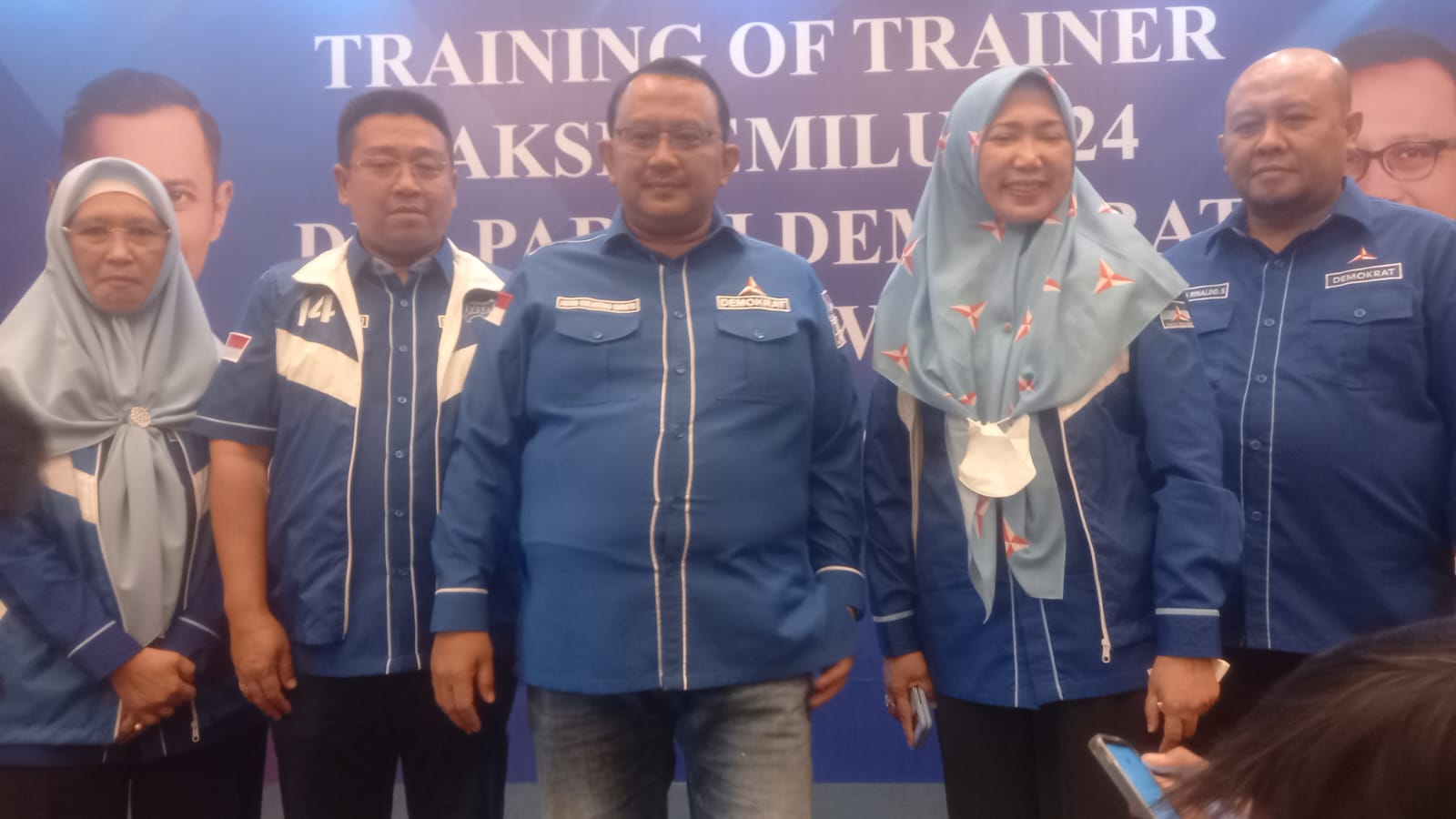 Sebanyak 150 orang kader DPD Partai Demokrat mengikuti pelatihan sebagai saksi Pemilu 2024 yang diikuti perwakilan kader se Jawa Barat.