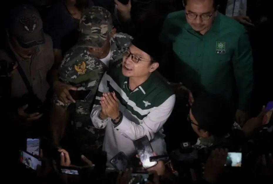 Sekjen DPP PKB, Muhammad Hasannudin Wahid menerima kerja sama politik Partai NasDem seiring isu Cak Imin Cawapres Anies Baswedan. ANTARA/Rizal Hanafi.