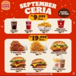 Promo Burger King, Nikmati Harga Miring di September Ceria!