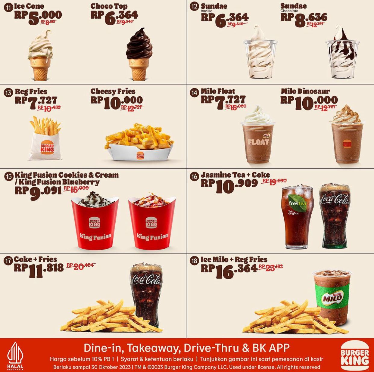 Promo Burger King Indonesia dengan Kupon September!