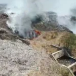 Kebakaran TPA Kopi Luhur Cirebon Belum Bisa Dipadamkan