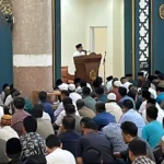 Bacawapres Muhaimin Iskandar Atau Cak Imin Jadi Khatib Shalat Jumat di Masjid Al-Fathu Soreang. Foto Agi Jabar Ekspres