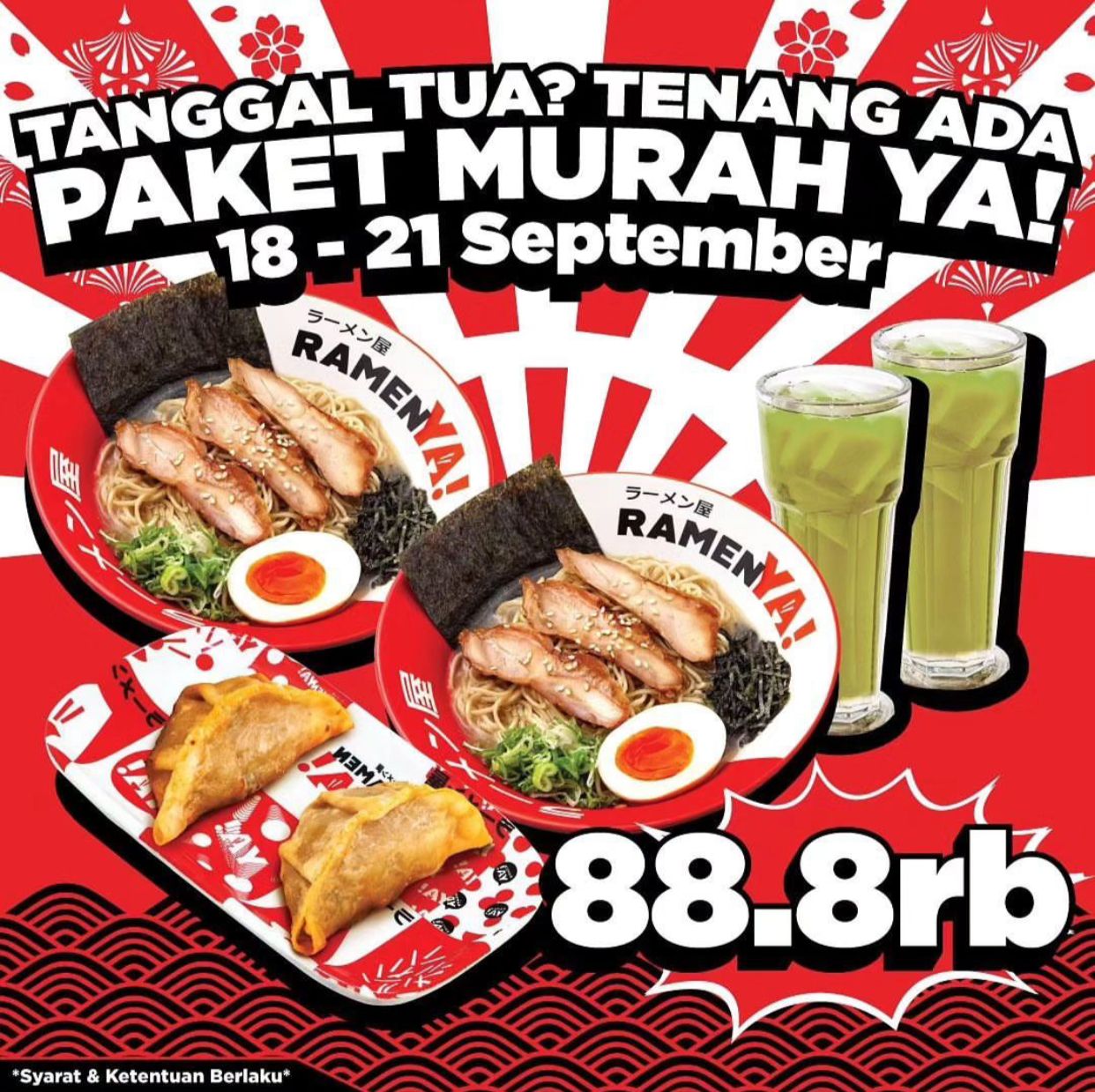 Promo RamenYA, Makan Enak Dengan Paket Murah Di Tanggal Tua!