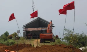 Proyek wisata Nimo Land di Cijeruk, Kabupaten Bogor telah masuk tahap cut and fill, padahal belum ada izin.