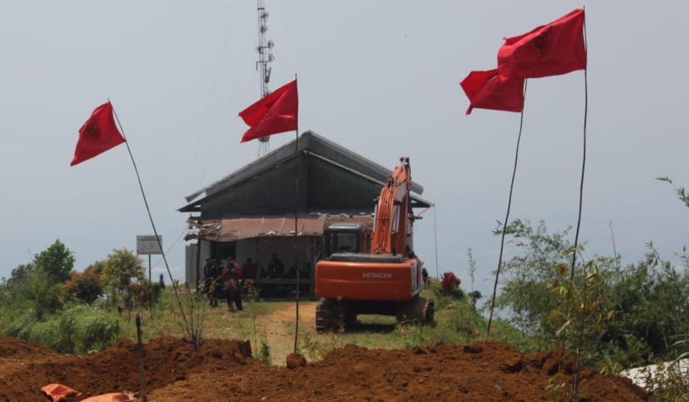 Proyek wisata Nimo Land di Cijeruk, Kabupaten Bogor telah masuk tahap cut and fill, padahal belum ada izin.