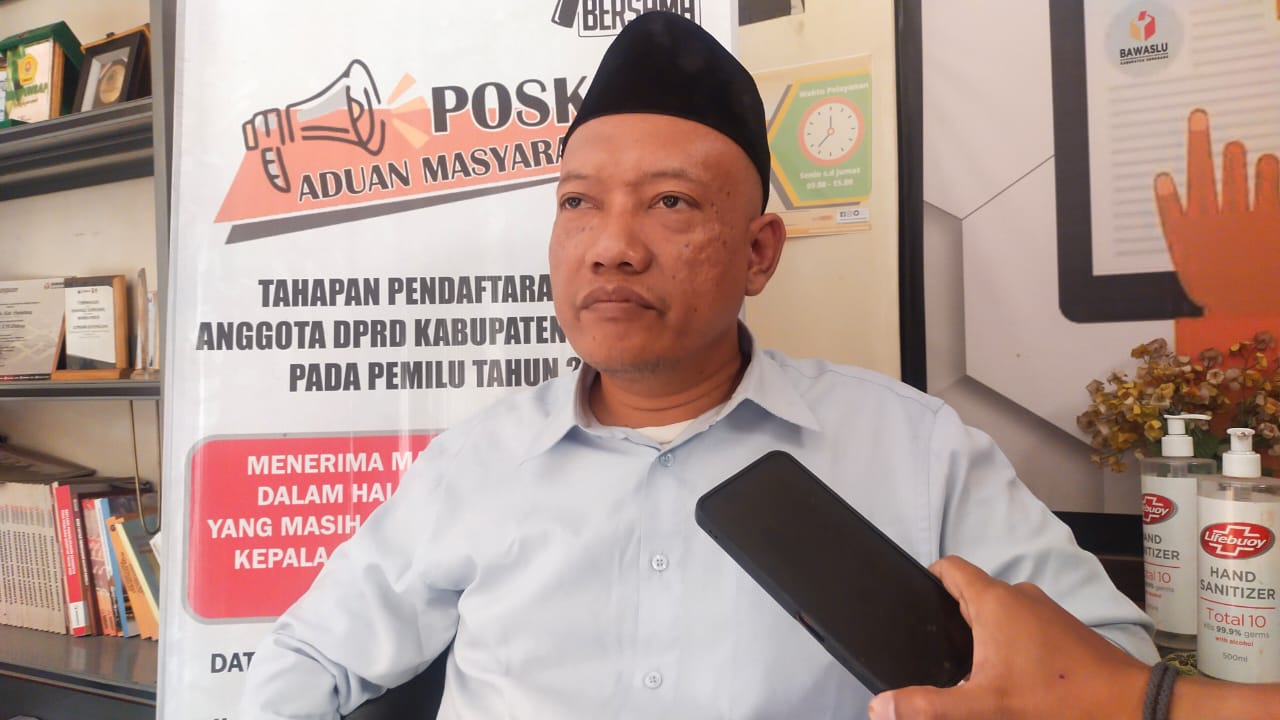 Divisi Penanganan Pelanggaran dan Data Informasi Bawaslu Kabupaten Sumedang, Luli Rusli.