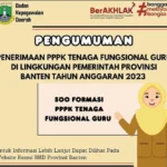 Cek PDF Pengumuman PPPK 2023 di Pemerintah Provinsi Banten