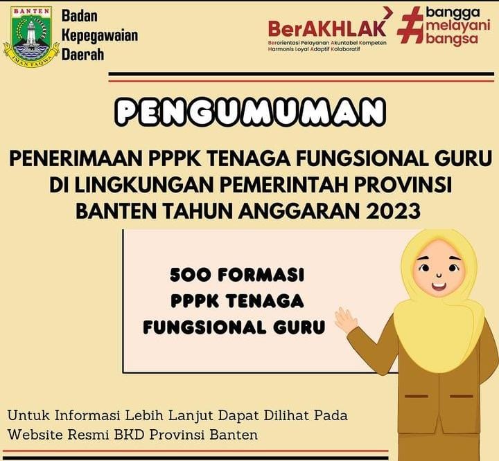 Cek PDF Pengumuman PPPK 2023 di Pemerintah Provinsi Banten
