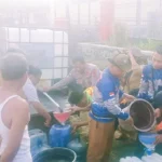 Polsek Banjarsari Polres Ciamis Distribusikan Bantuan Air Bersih ke Warga Desa Banjaranyar