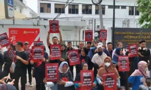 Puluhan Orang di Jakarta Gelar Aksi Solidaritas untuk Mendesak Pemerintah Lakukan Penyelesaian dan Penjelasan Kasus Munir