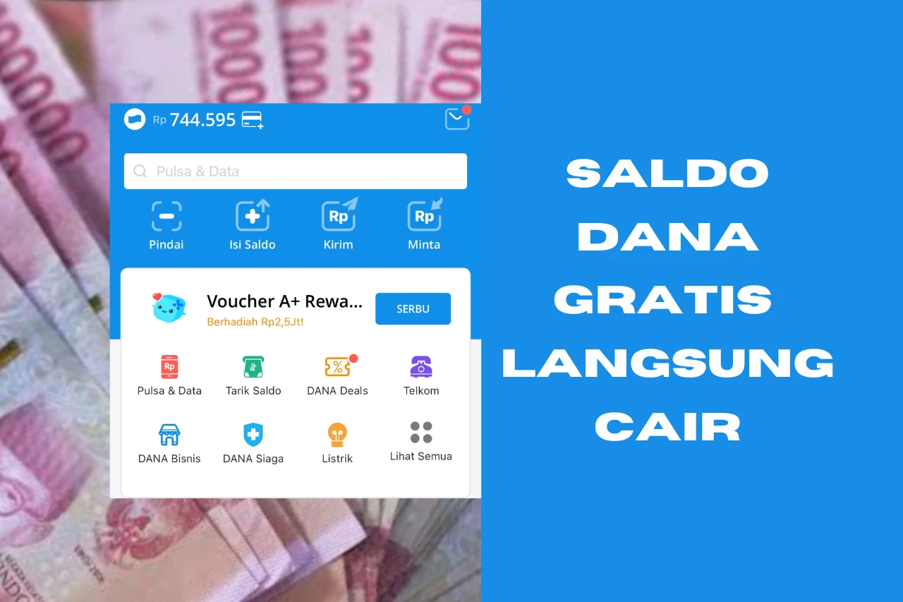 Saldo Gratis Hingga Rp 150.000 Langsung Cair, Klik DANA Kaget!