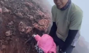 Anak 2 Tahun Naik ke Gunung Kerinci Viral di TikTok, Netizen Geram!
