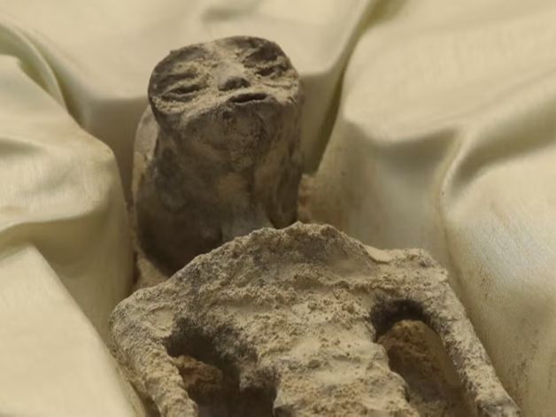 Viral! Ditemukan Mayat Alien Berumur 1000 Tahun dan Dipamerkan di Kongres Meksiko, Begini Penampaknya