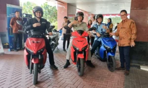 Gesits and Central Jakarta City Government Socialize Electric Motorcycles