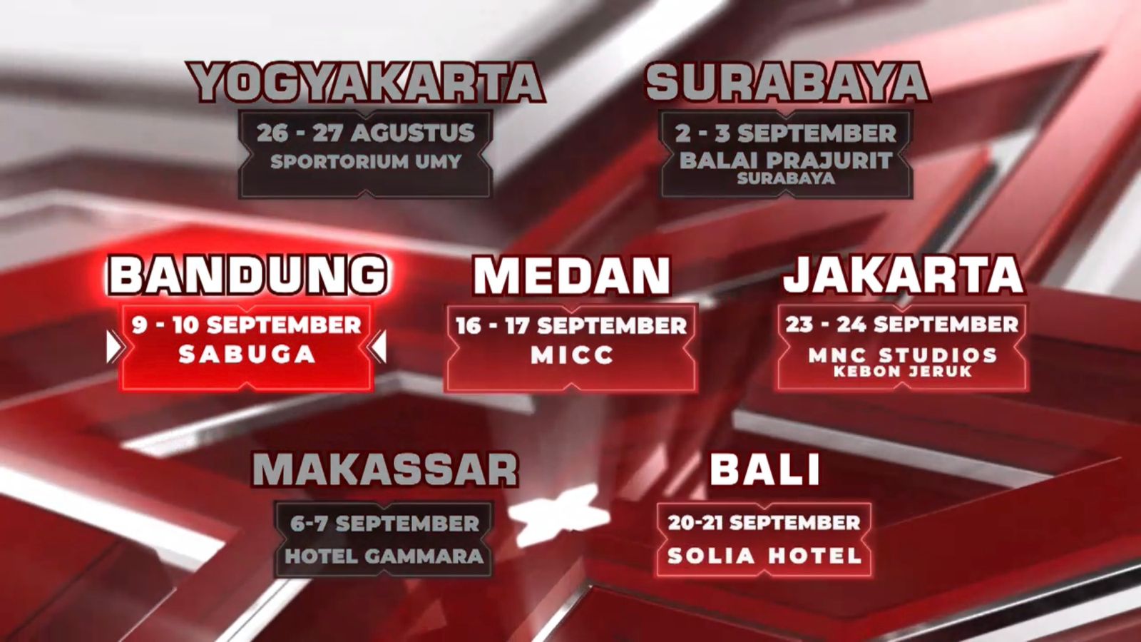 Audisi X Factor Indonesia Kini Hadir ke Kota Kembang, Bersiaplah!