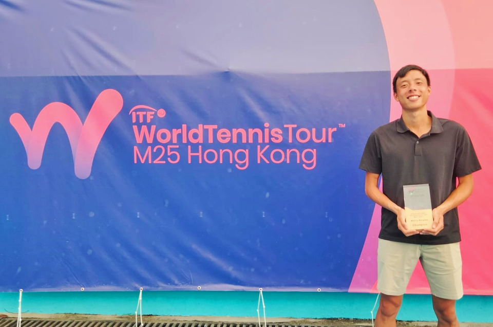 Justin Barki Raih Juara ITF World Tennis Tour Hongkong