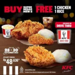 Promo KFC, Nikmati Promo Buy 1 Get 1 di AKhir Bulan Ini!