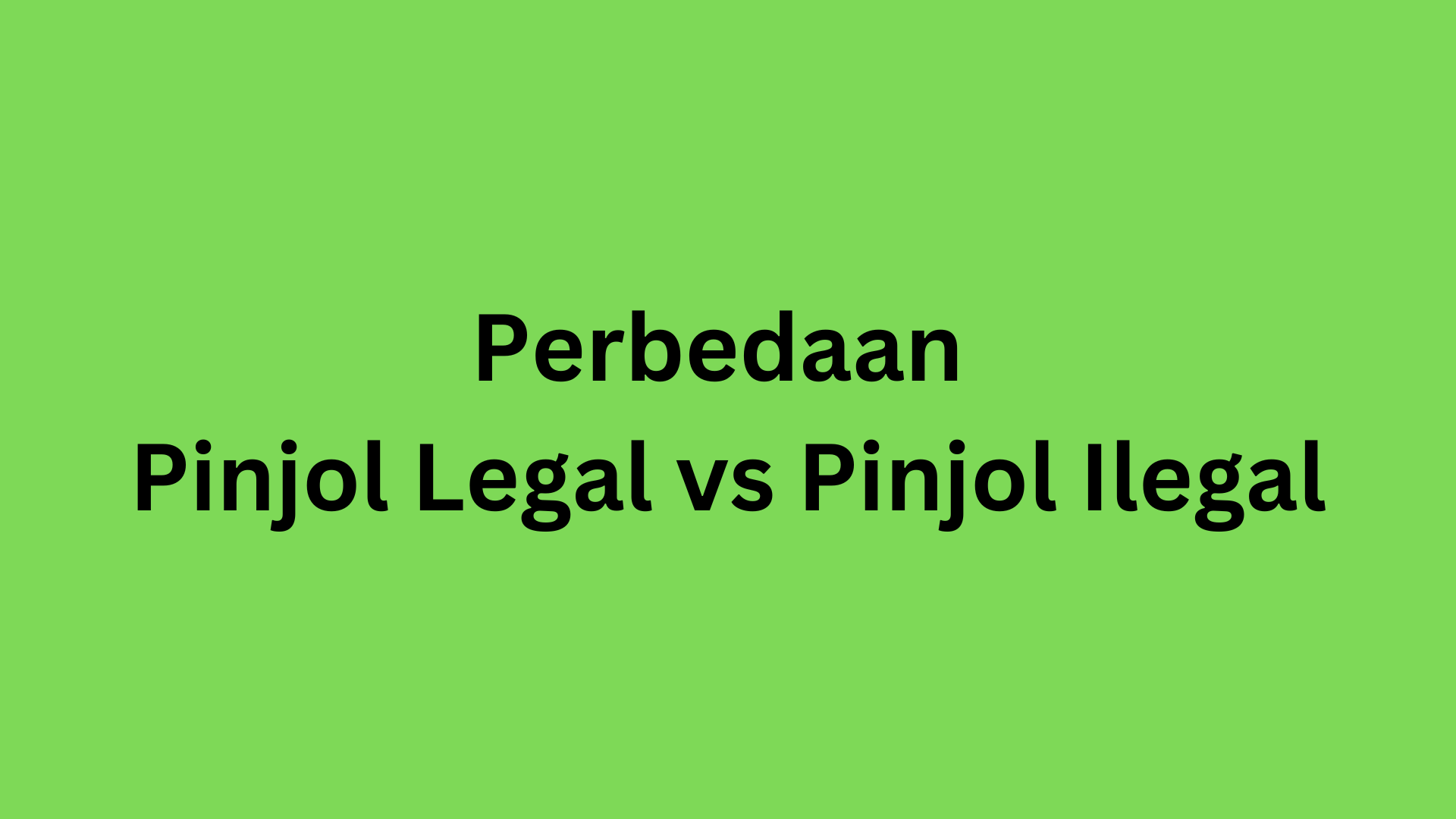 Inilah Perbedaan Pinjol Legal Dan Ilegal Jangan Mudah Tertipu Hot Sex