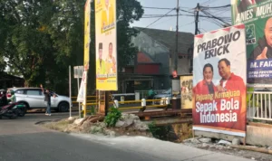 Spanduk Prabowo Erick Bertebaran Di Kota Depok, Pertanda Cawapres?