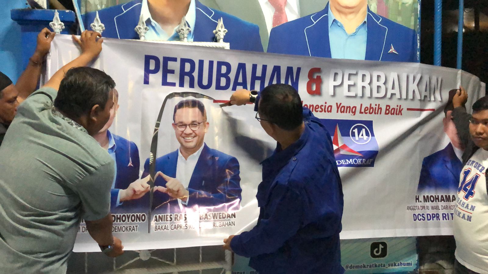 Robek Baliho Anies Baswedan, Bentuk Ungkapan Kecewa Partai Demokrat Sukabumi