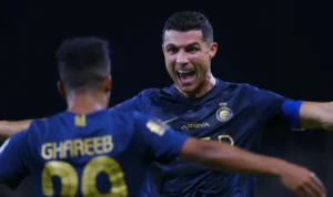 Haus Gol! Ronaldo Bantu Al Nassr Kalahkan Al Ahli denga Skor 4-3