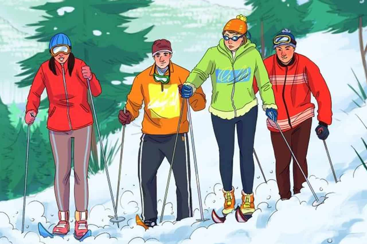 Tes IQ Gambar: Temukan Kesalahan pada Gambar Ski Dalam Waktu 11 Detik