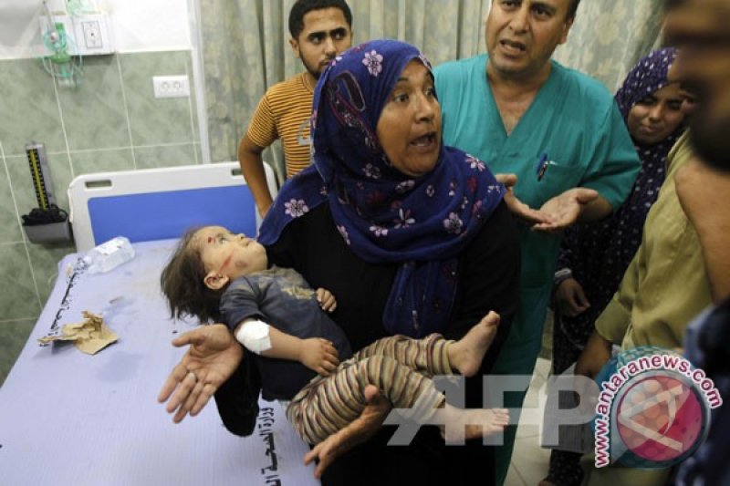 Kesehatan Palestina melaporkan jumlah korban mencapai 413, termasuk 78 anak-anak, dan 2.300 lainnya mengalami luka-luka, seperti yang dilansir dari berbagai sumber