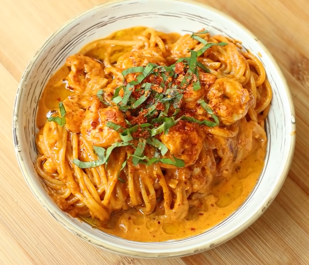 Creamy Gurih! Resep Spaghetti Rose Hits ala Kafe Korea